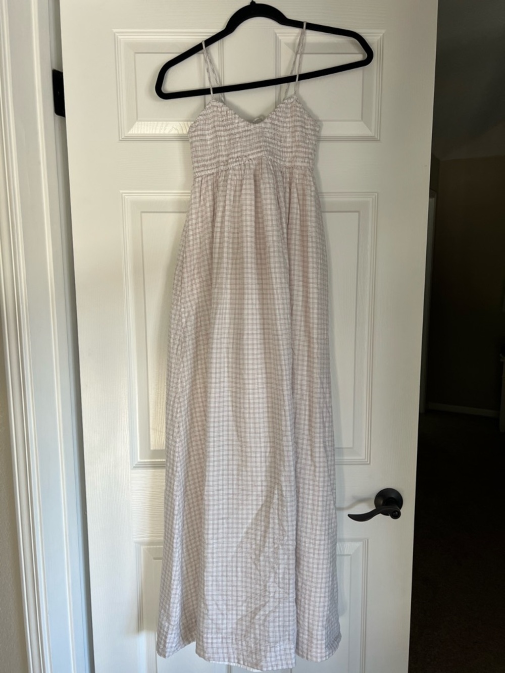 Abercrombie & Fitch Women’s Smocked Sweetheart Maxi Dress XS NEW - Picture 5 of 9